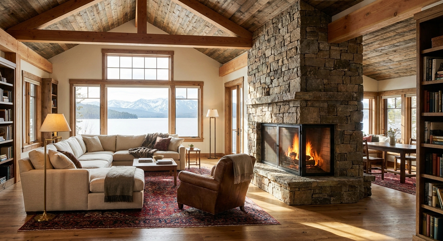 Lakeside great room