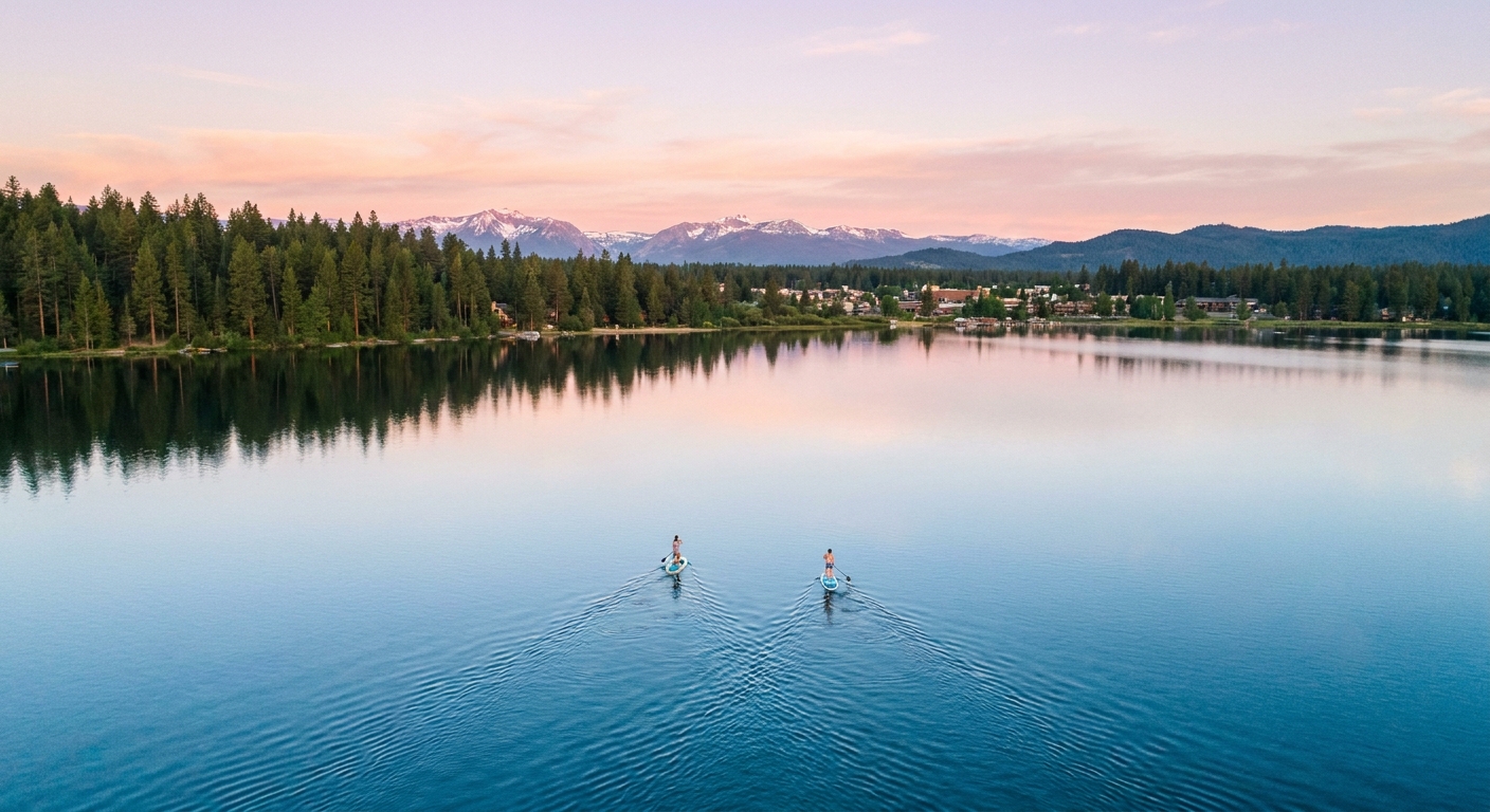 Payette Lake at dawn