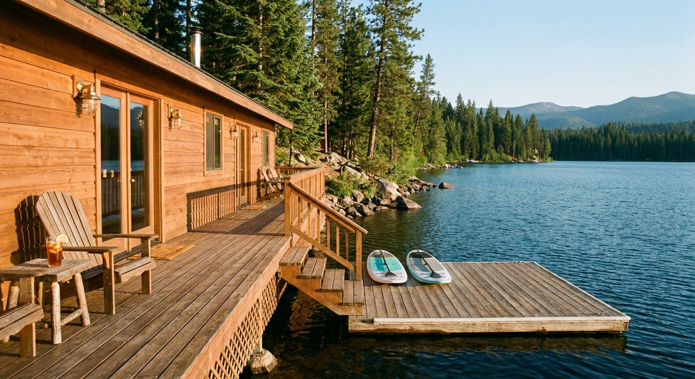 The dock at golden hour